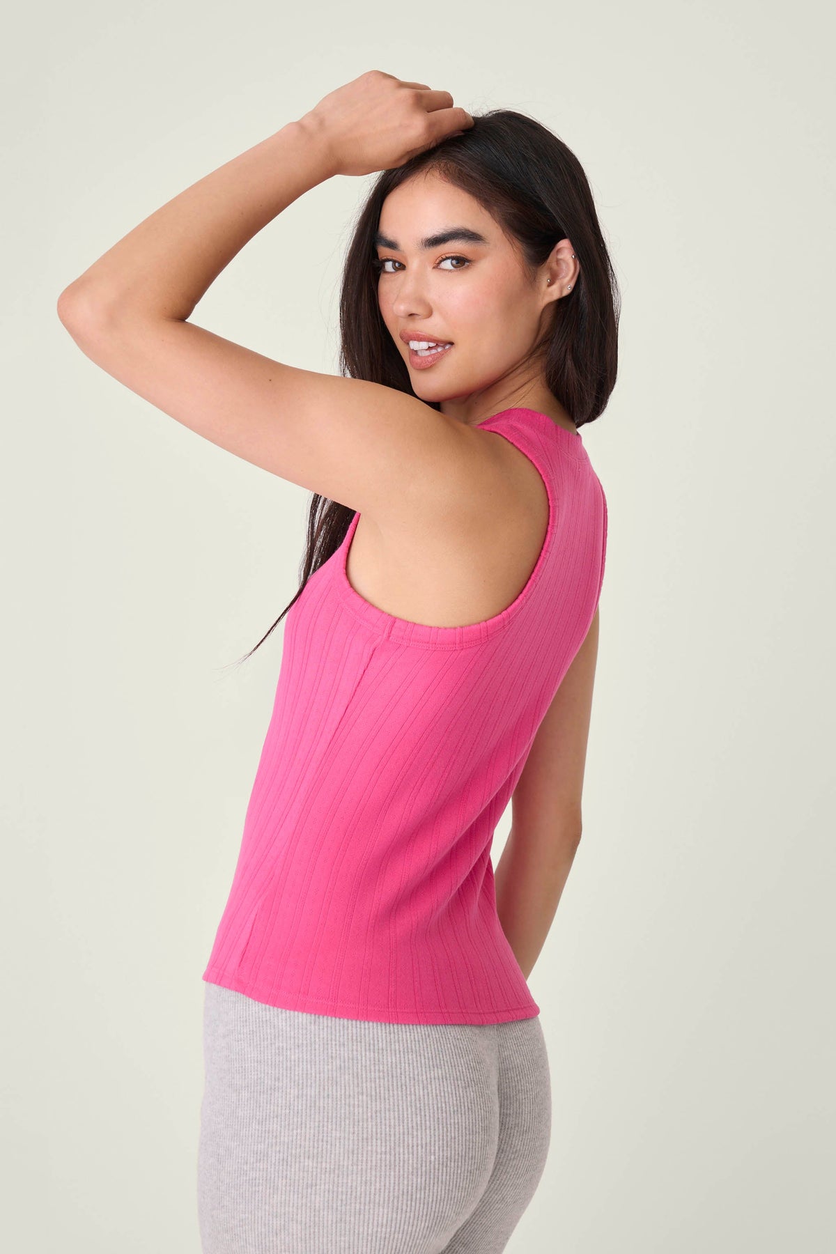 Back To Basics Pointelle Tank
