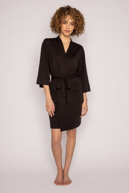 Jammie Essentials Black Robe