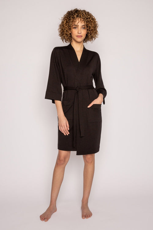 Jammie Essentials Black Robe