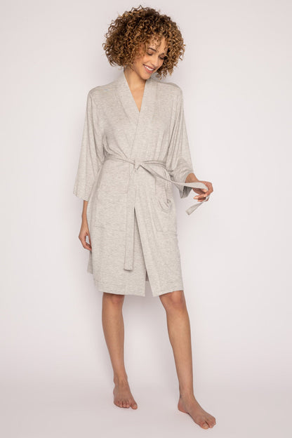 Jammie Essentials Heather Grey Robe