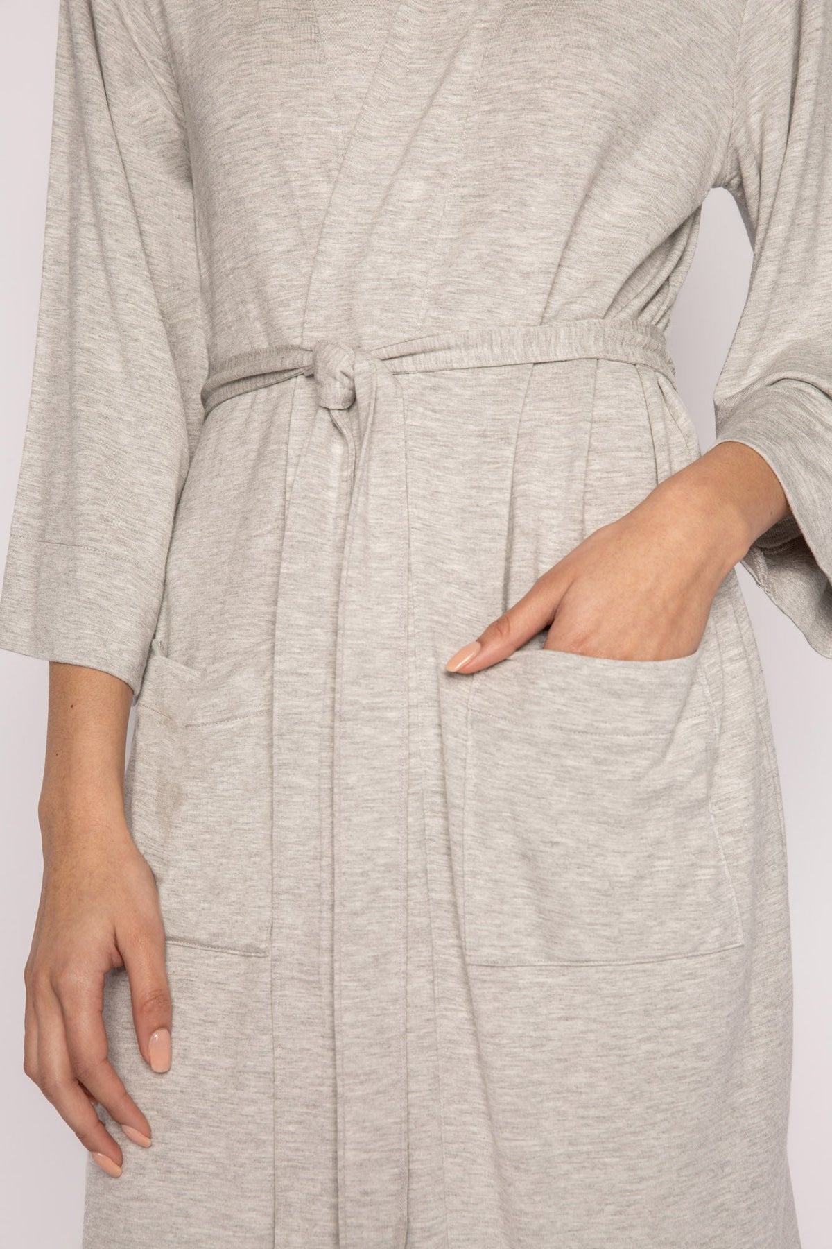 Jammie Essentials Heather Grey Robe