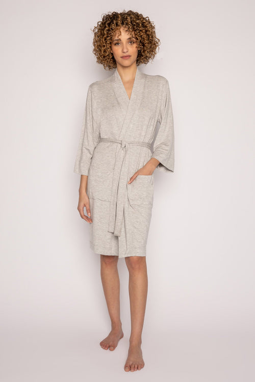 Jammie Essentials Heather Grey Robe