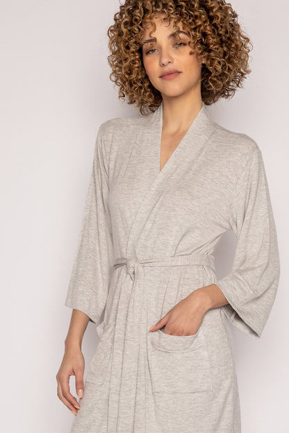 Jammie Essentials Heather Grey Robe