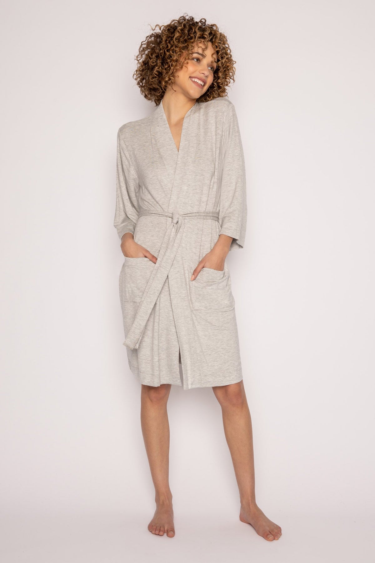 Jammie Essentials Heather Grey Robe