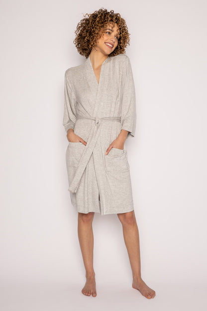 Jammie Essentials Heather Grey Robe