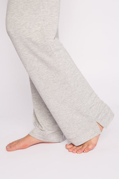 Jammie Essentials Long Heather Grey PJ Set