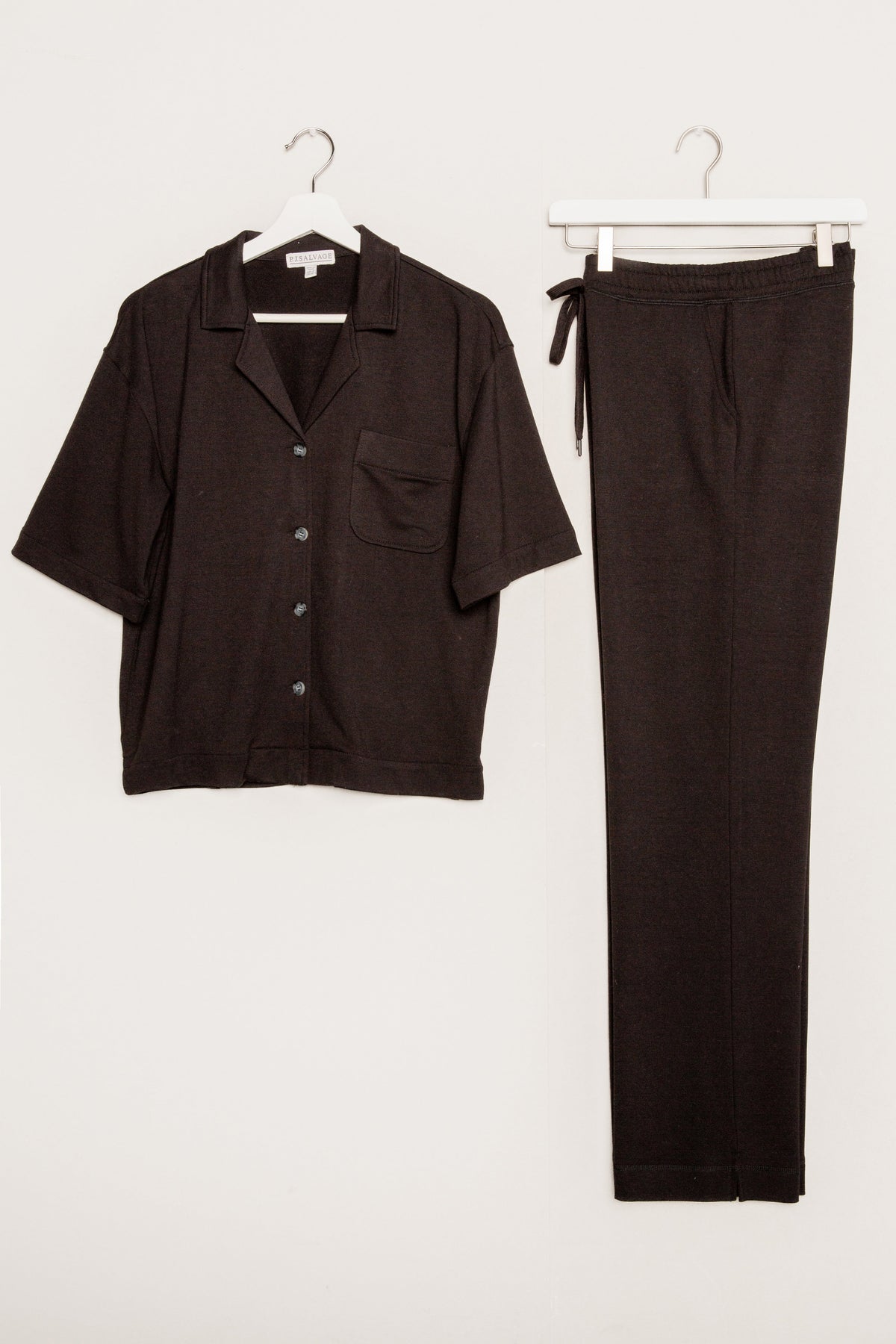 Jammie Essentials Black Plus Size PJ Set