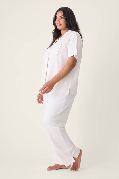 Jammie Essentials Oatmeal Plus Size PJ Set