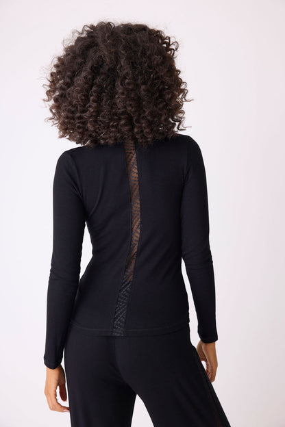 Lacey Basics Long Sleeve Top