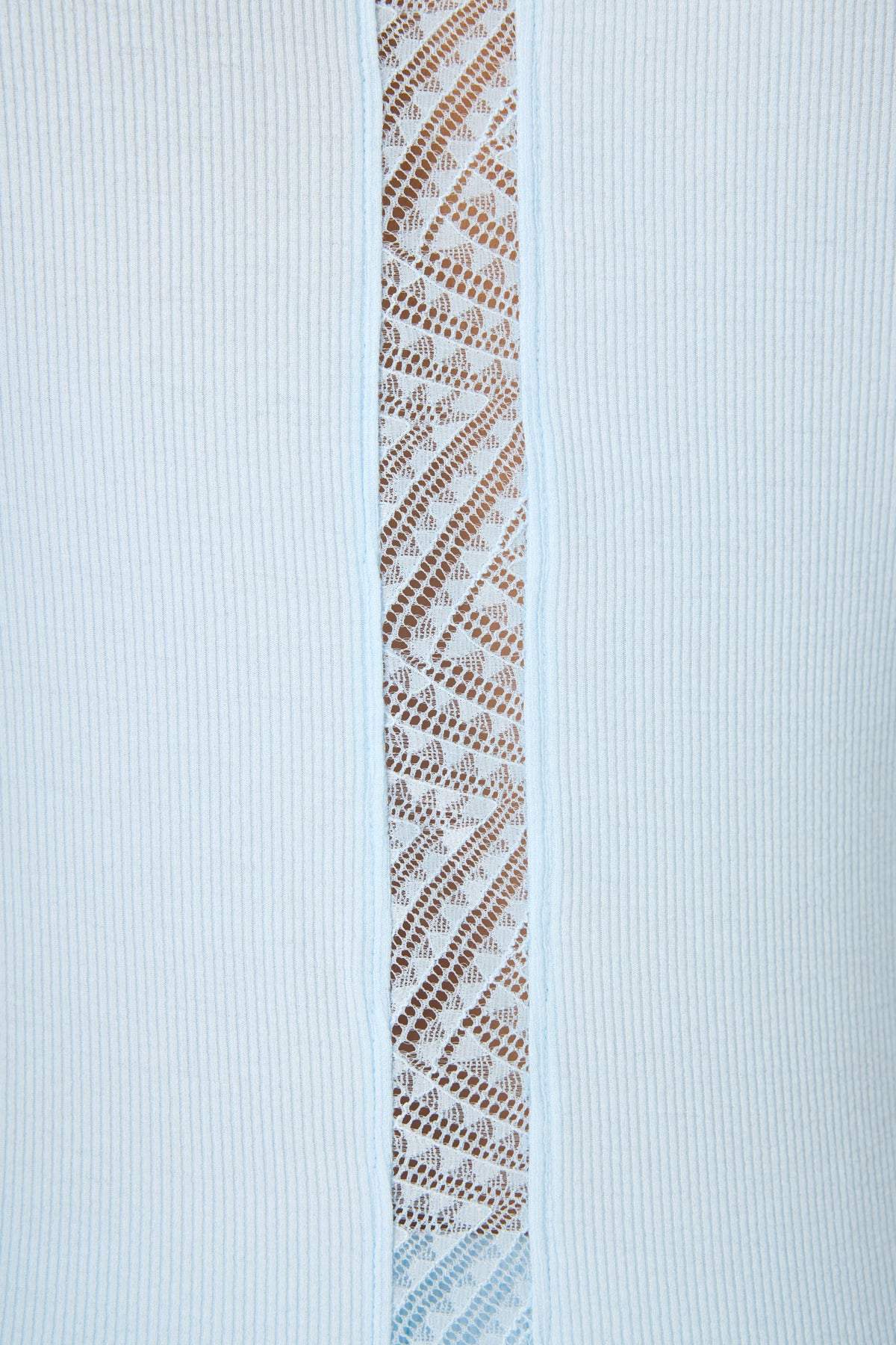 Lacey Basics Ribbed Long Sleeve Top