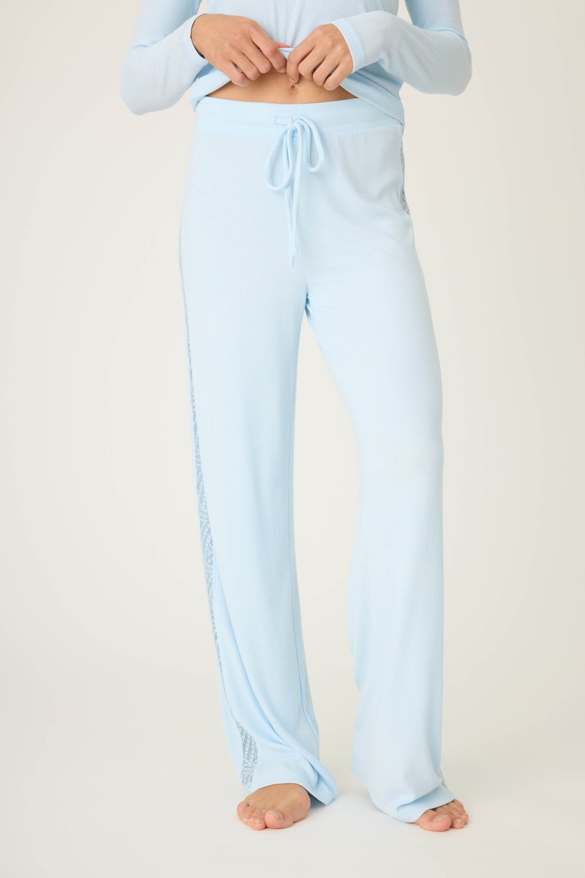Lacey Basics Ribbed Pants