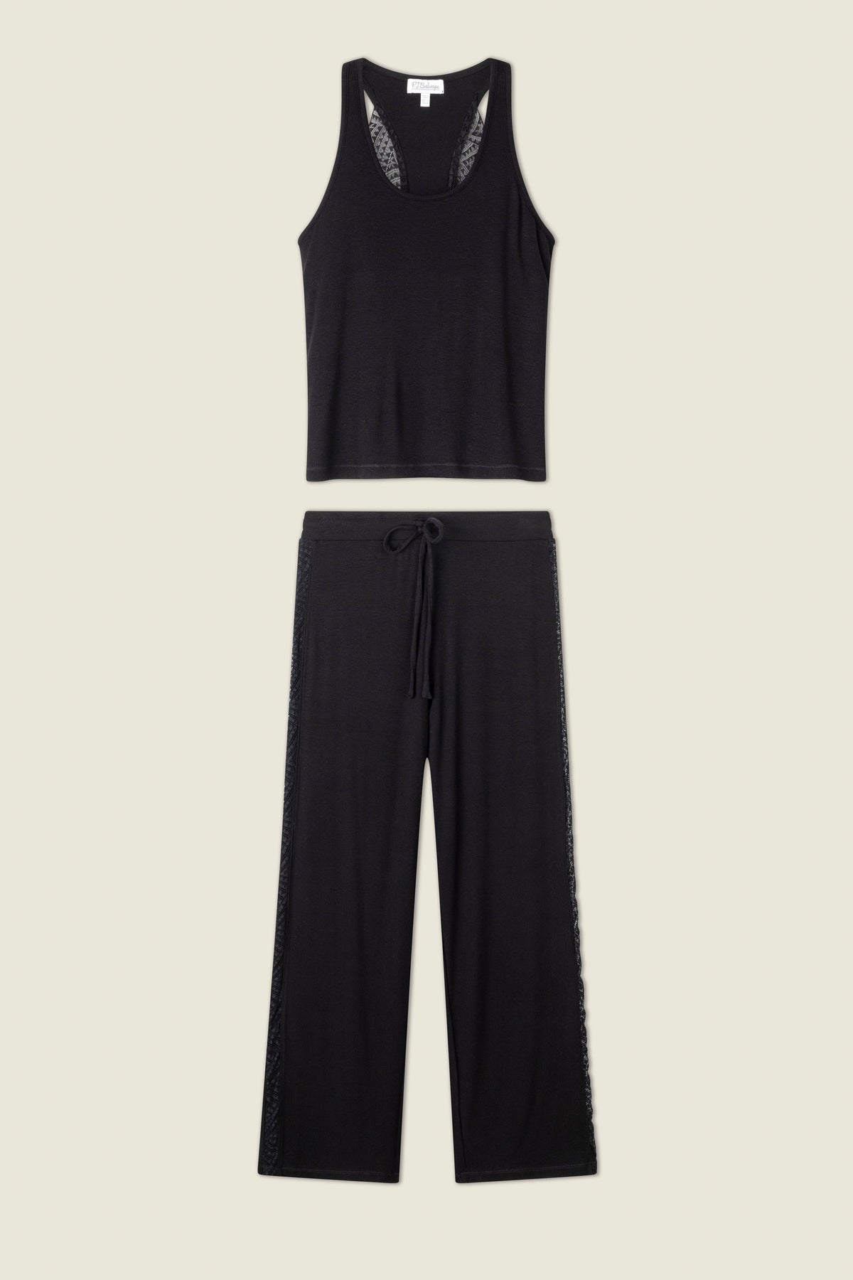 Lacey Basics Black Lounge Set