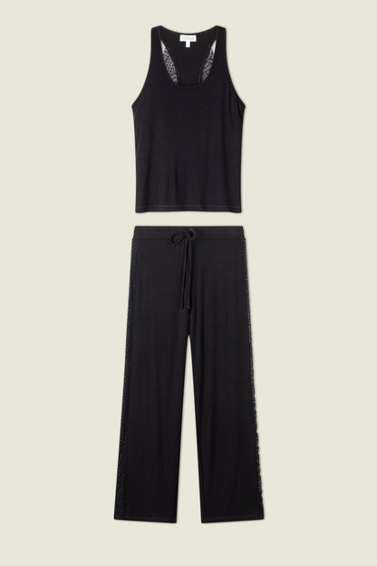 Lacey Basics Black Lounge Set