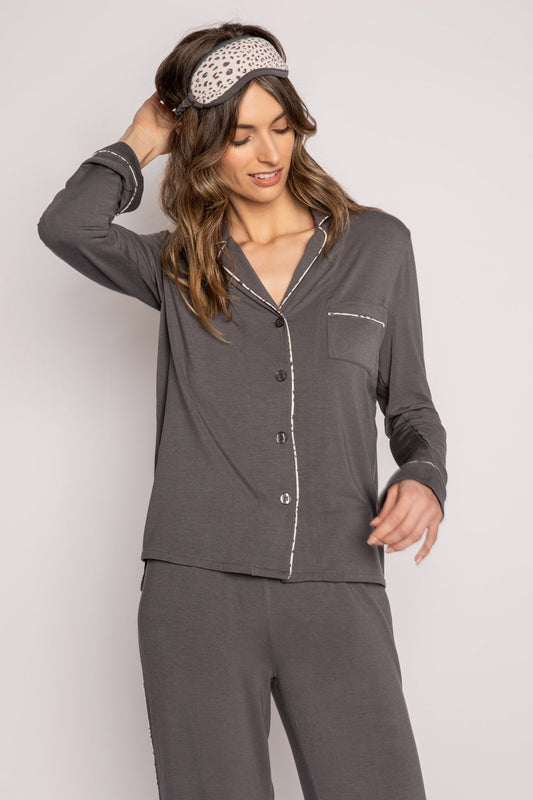 Modal Dreams Charcoal 3-Piece PJ Set