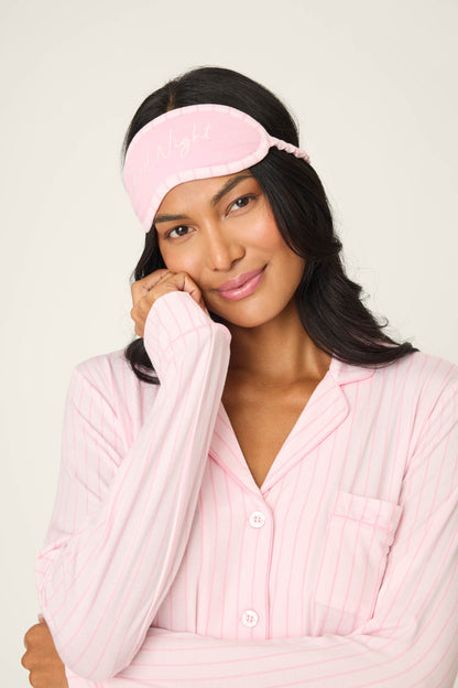 Modal Basics Pink Stripe 3-Piece PJ Set