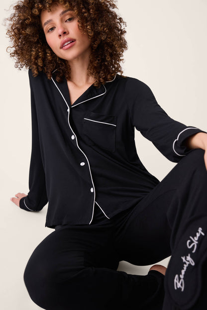 Modal Dreams Black 3-Piece PJ Set