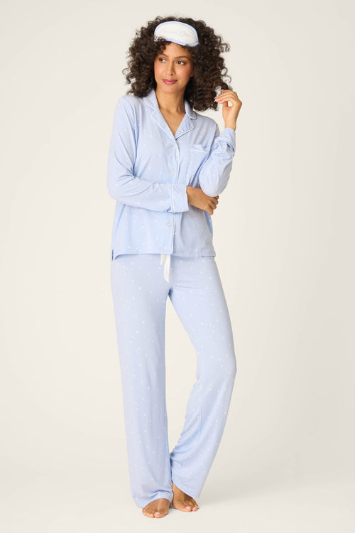 Modal Basics Star Print 3-Piece PJ Set