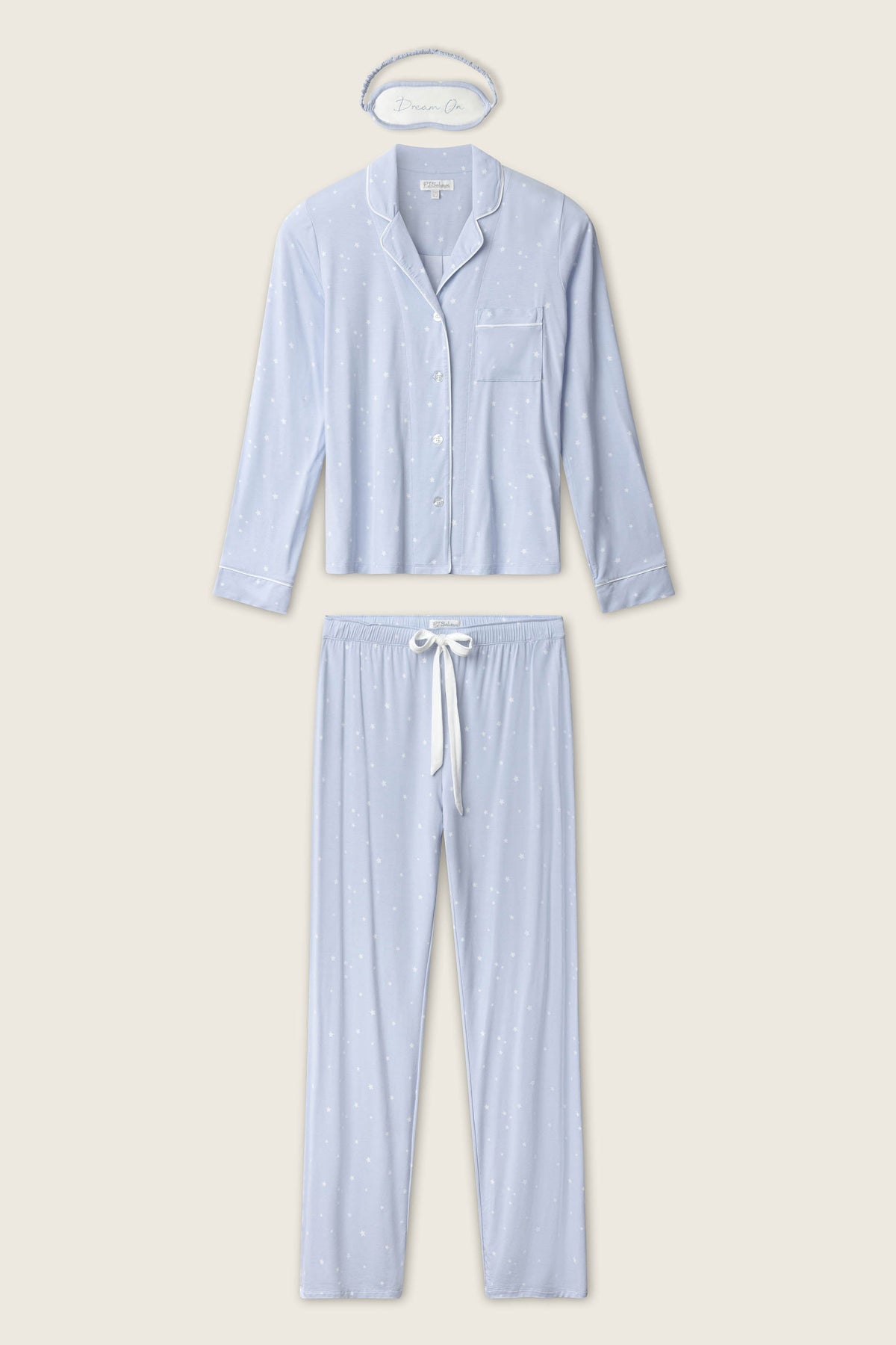 Modal Basics Star Print 3-Piece PJ Set