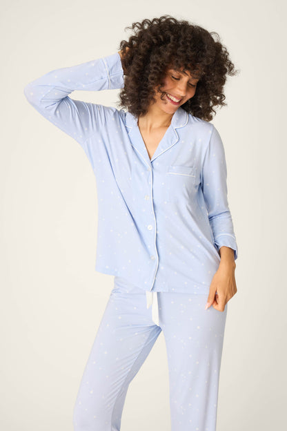 Modal Basics Star Print 3-Piece PJ Set