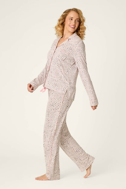 Modal Dreams Leopard Print 3-Piece PJ Set