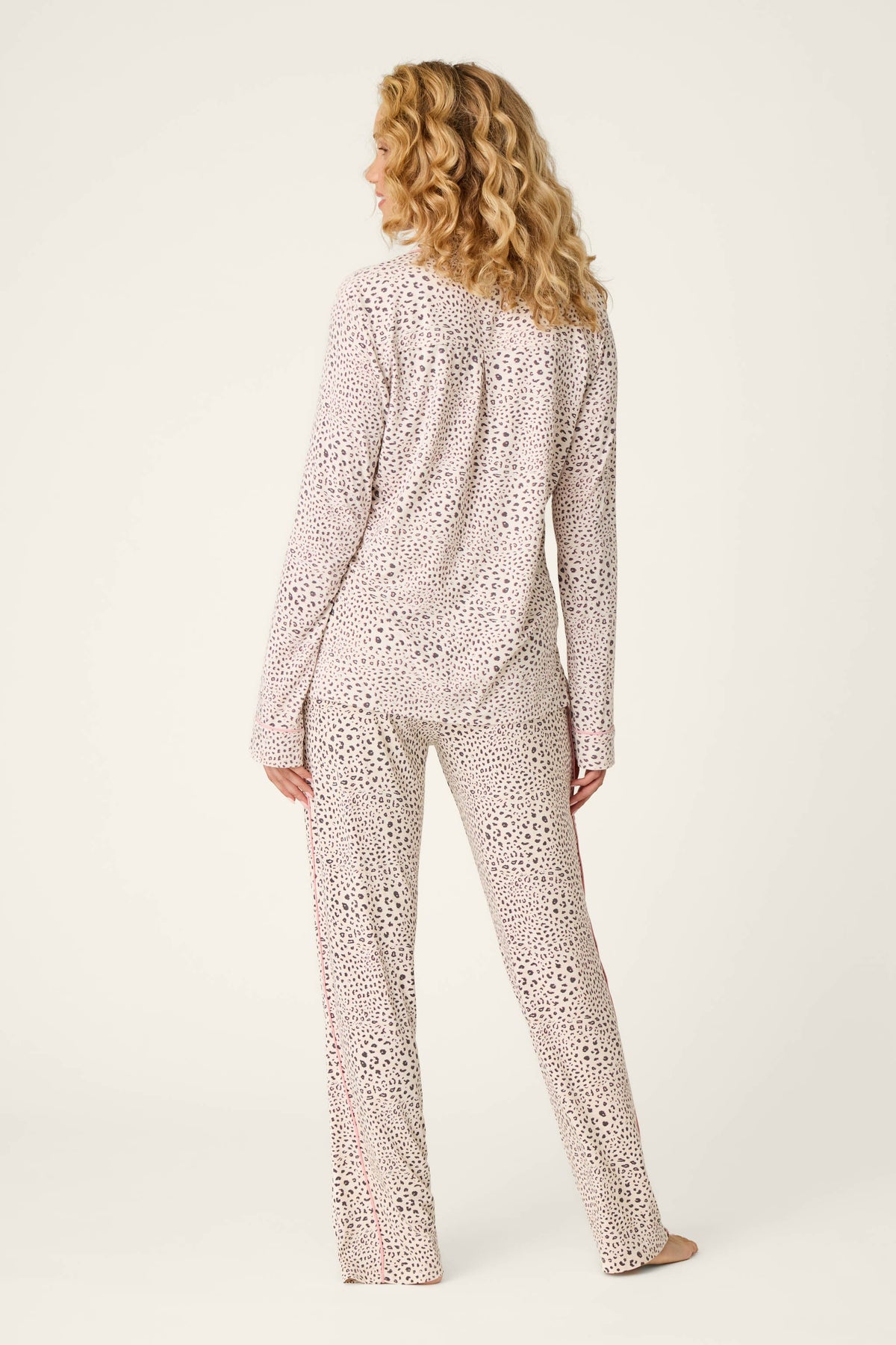 Modal Dreams Leopard Print 3-Piece PJ Set