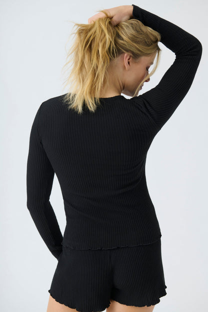 Reloved Rib Long Sleeve Top