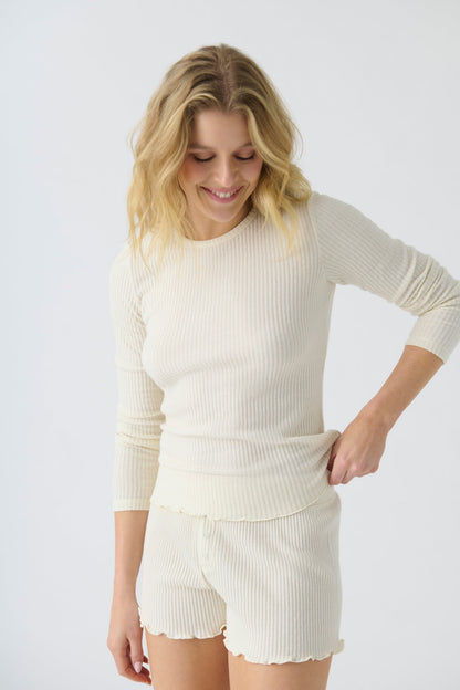 Reloved Rib Long Sleeve Top