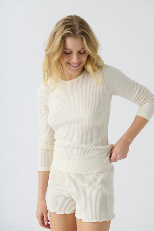 Reloved Rib Long Sleeve Top