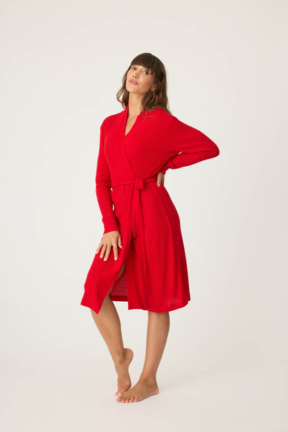 Textured Essentials Red Robe