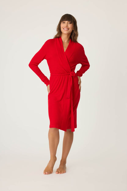 Textured Essentials Red Robe