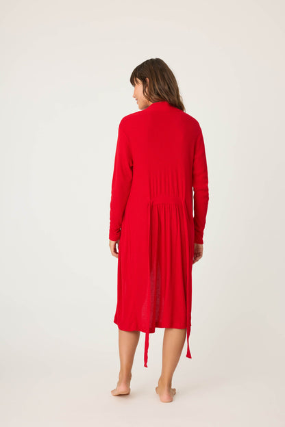 Textured Essentials Red Robe