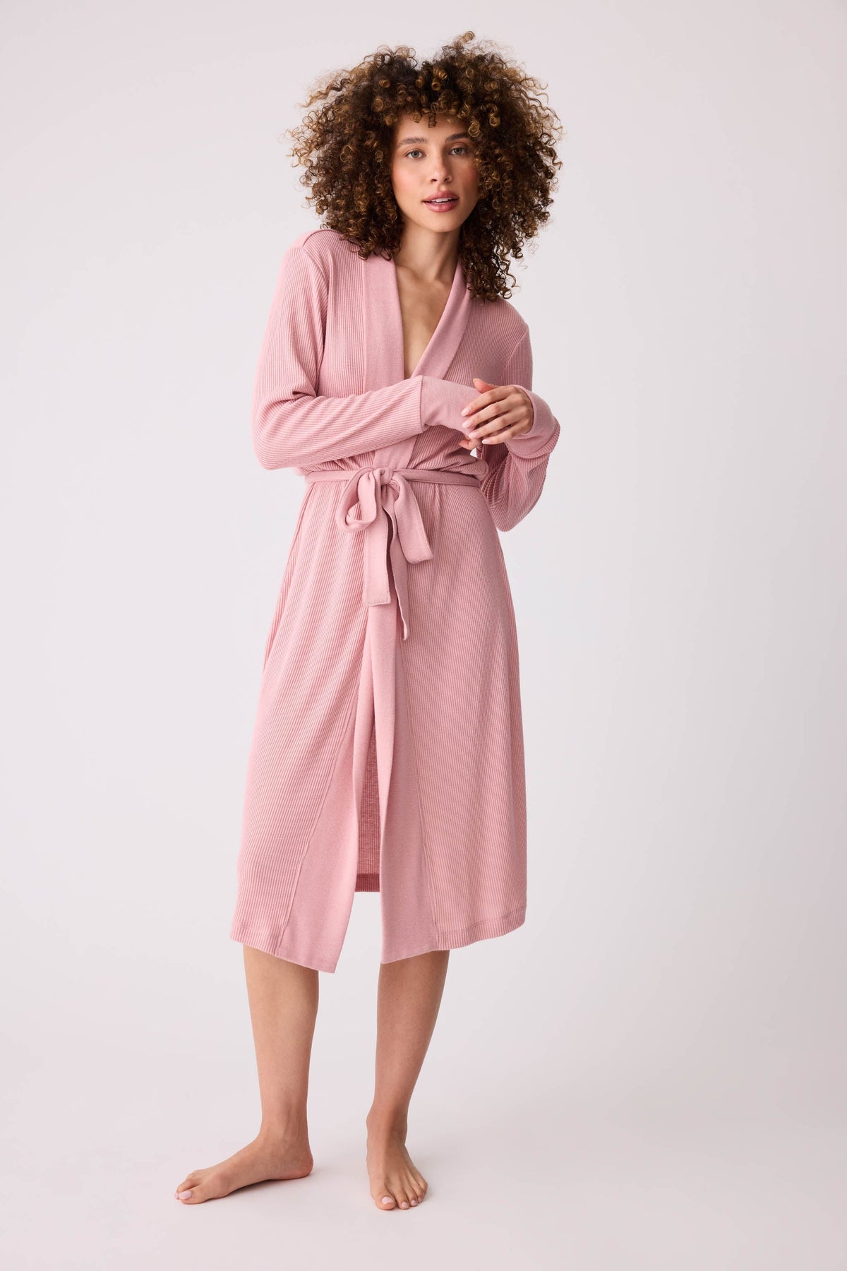 Textured Essentials Rosewood Robe