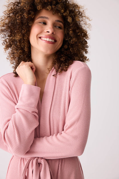Textured Essentials Rosewood Robe