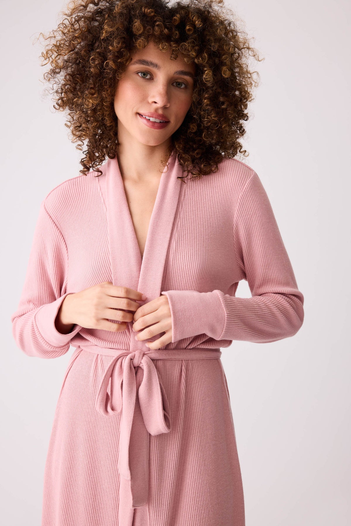 Textured Essentials Rosewood Robe