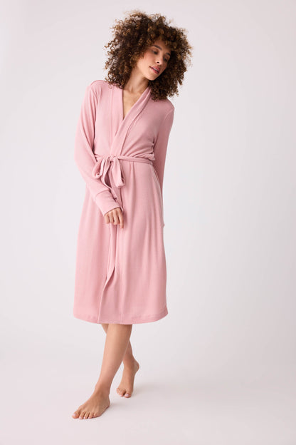 Textured Essentials Rosewood Robe