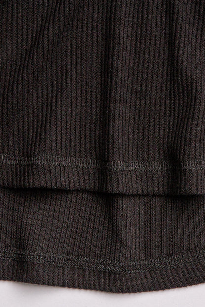 Textured Essentials Black Lounge Set