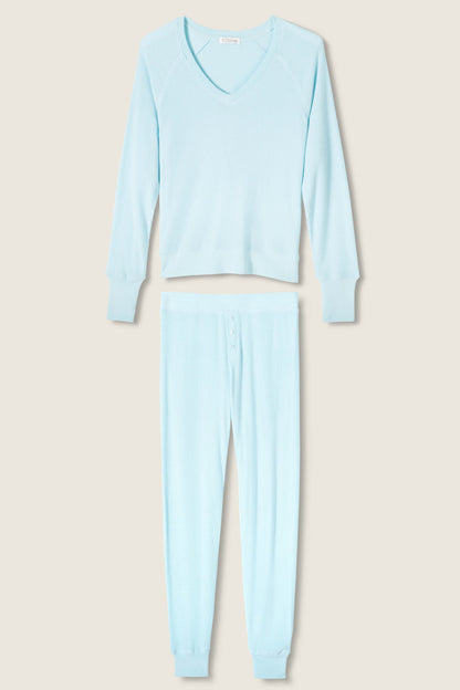 Textured Essentials Light Sky Lounge Set