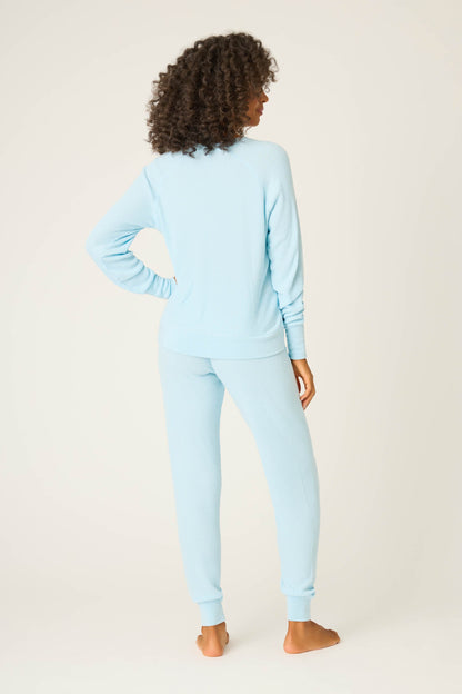 Textured Essentials Light Sky Lounge Set