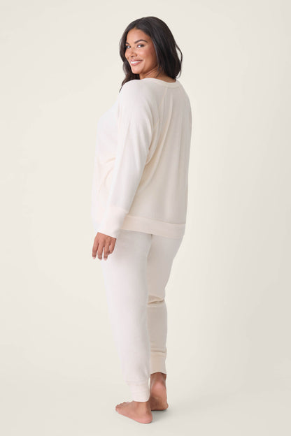 Textured Essentials Stone Plus Size Lounge Set