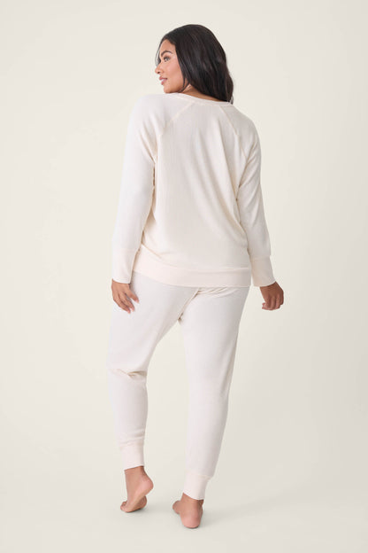 Textured Essentials Stone Plus Size Lounge Set