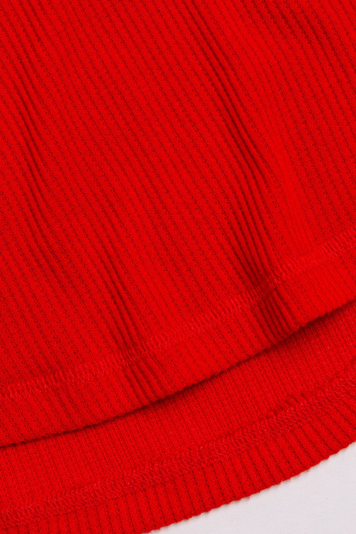 Textured Essentials Red Tank Top Lounge Set