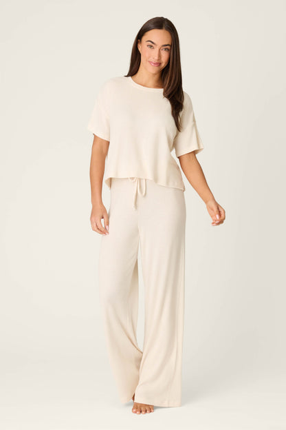 Textured Essentials Stone Long Lounge Set
