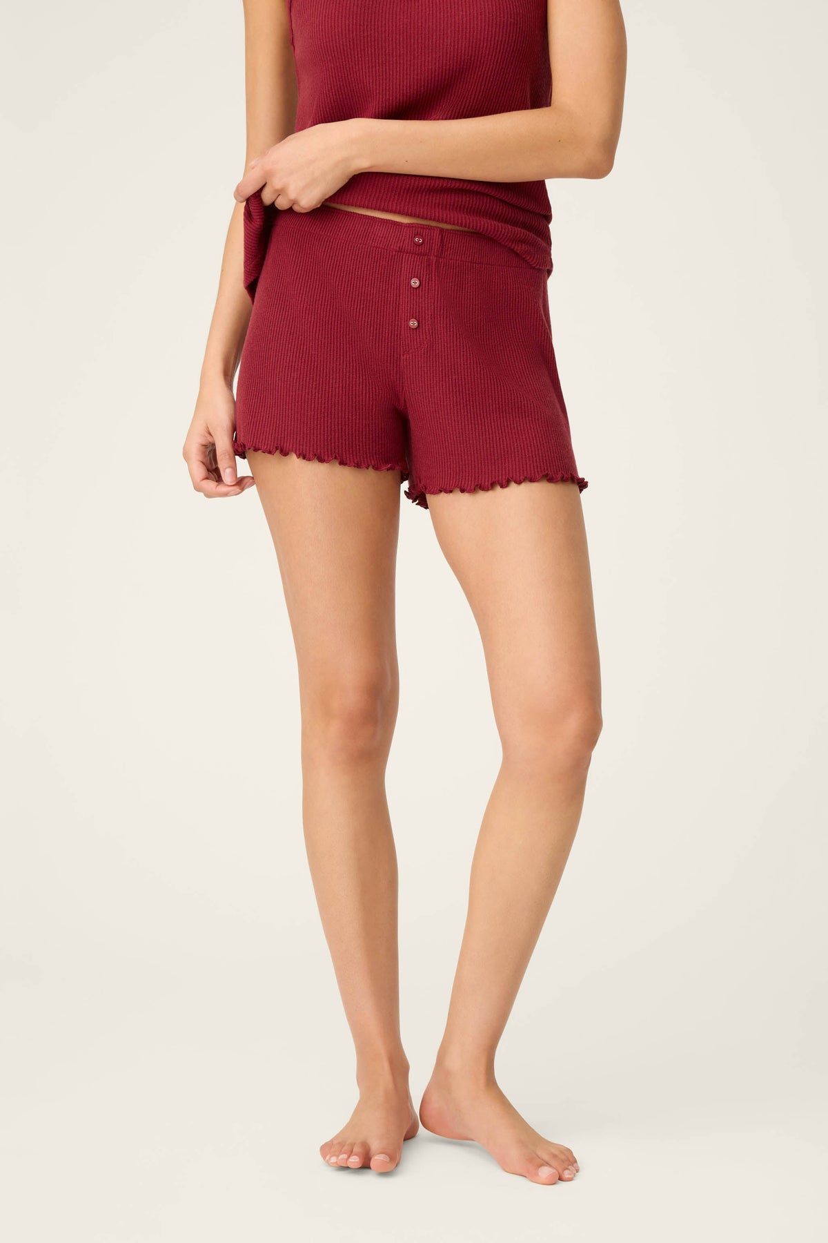 Textured Essentials Port Shorts