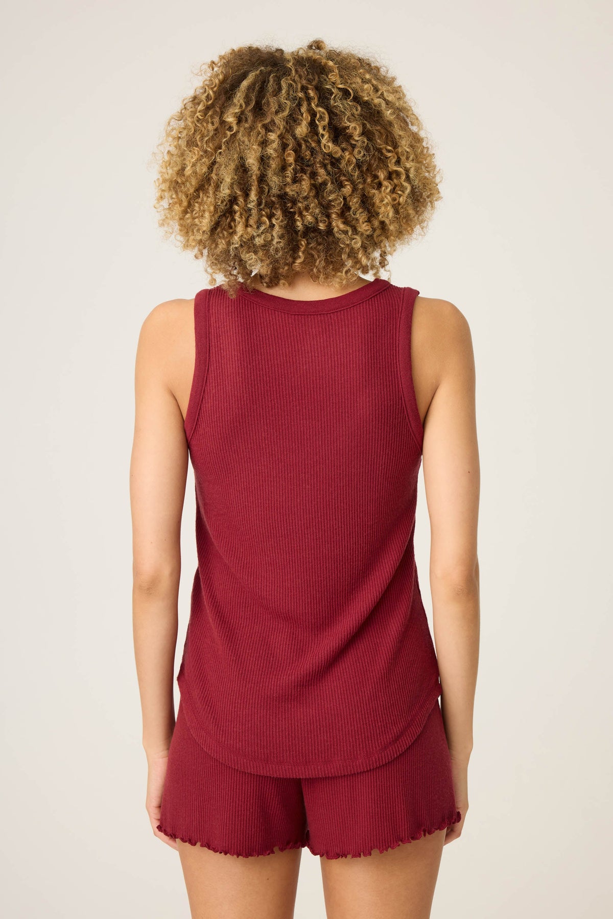 Textured Essentials Port Tank Top