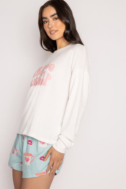 Espresso Yourself Long Sleeve Top