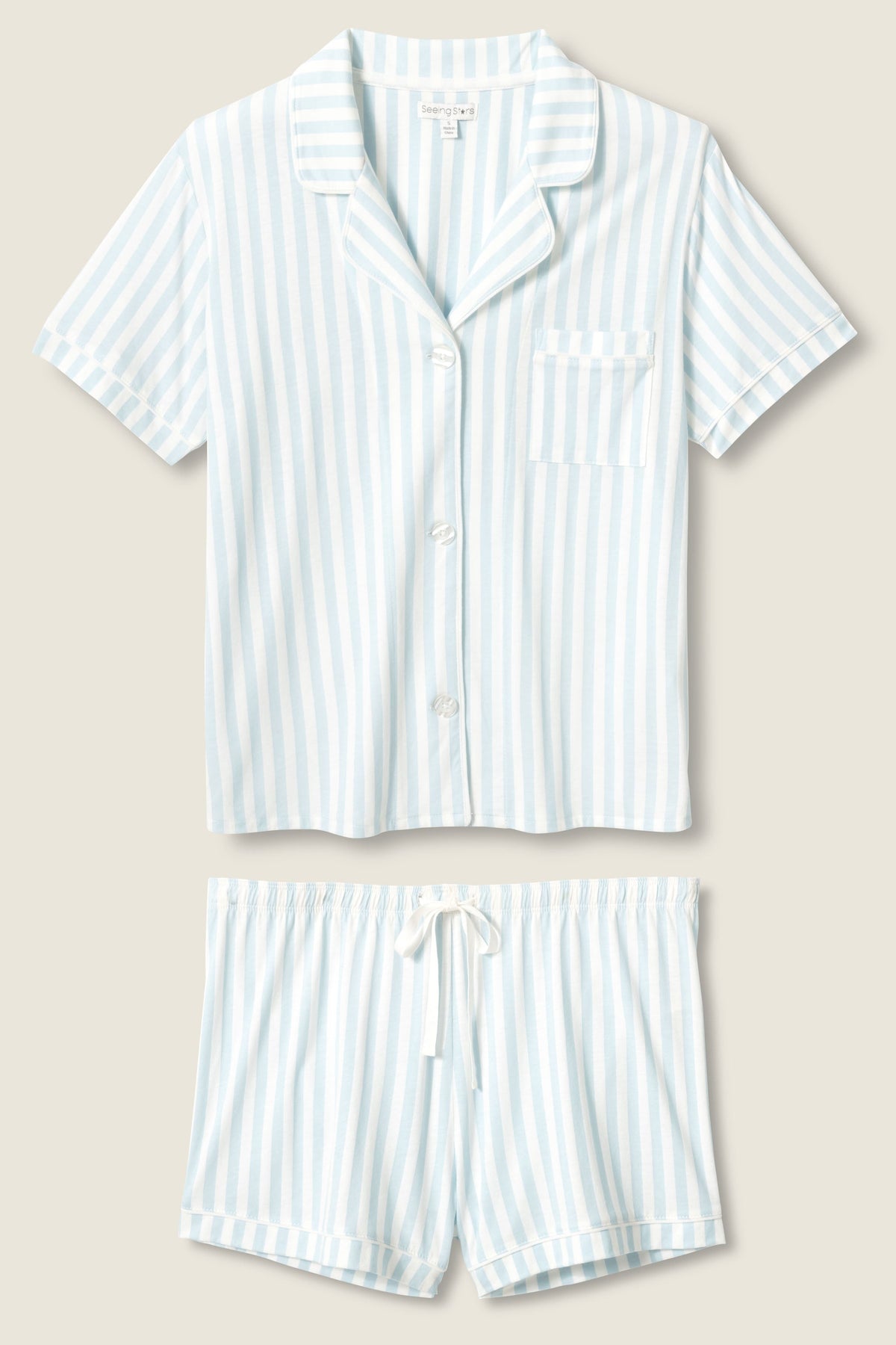 Seaside Stripe Short PJ Set