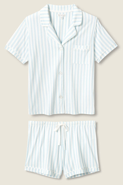 Seaside Stripe Short PJ Set