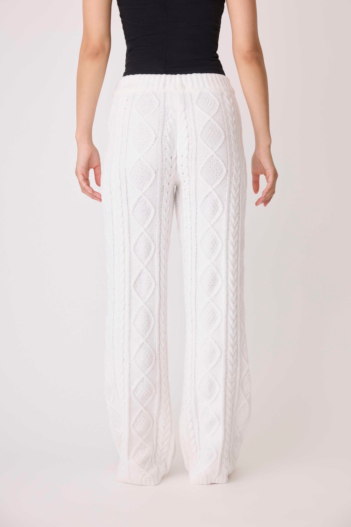 Chenille Cable Knit Lounge Pants