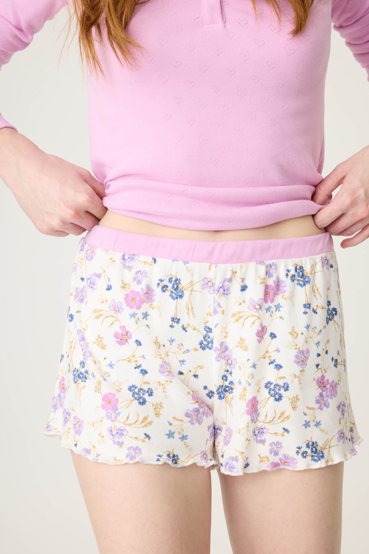 More Amour Banded Shorts