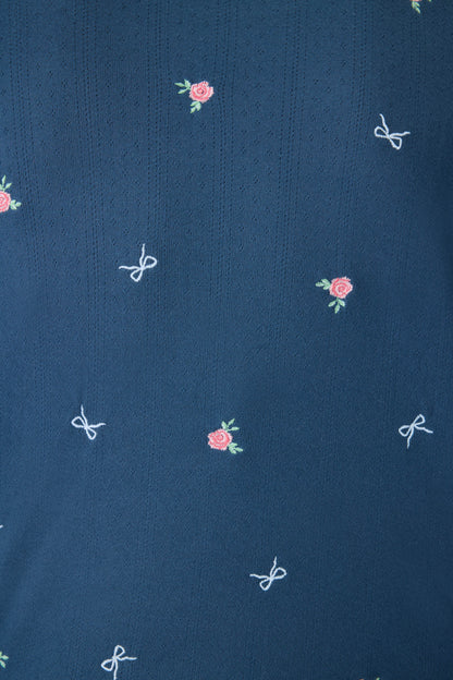 English Rose Embroidered Shorts